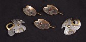 FREEFORM 18K GOLD STERLING AND