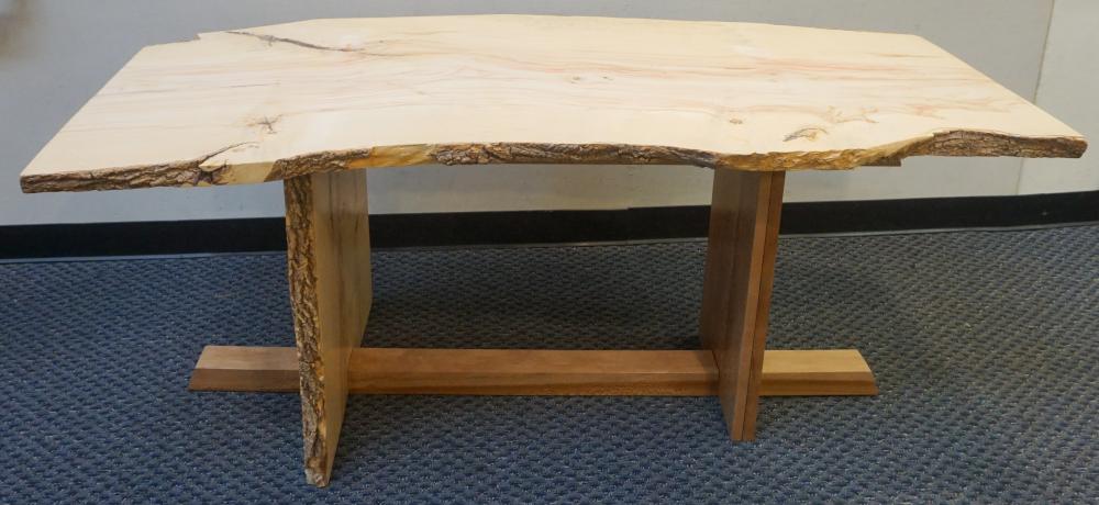 FREEFORM CARVED BOX ELDER DESK 30 X