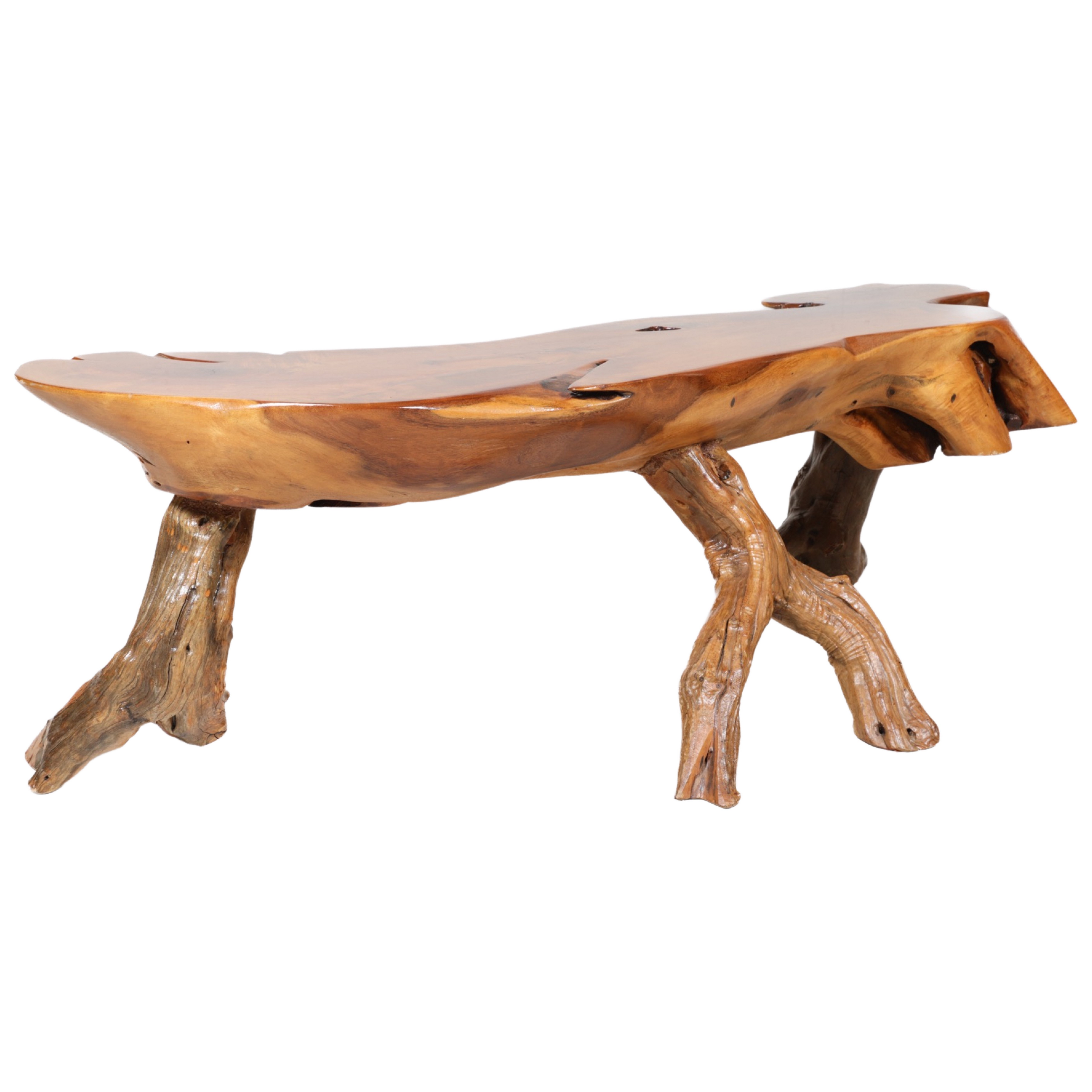 Freeform coffee table, lacquered