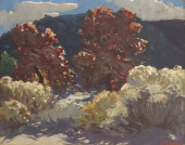 FREMONT ELLIS (1897-1985) OAKS
