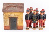 FRENCH 1850S PAPER MACHE POLIC