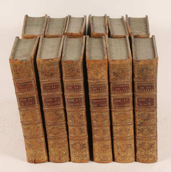 French 18th C. books on royal