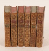 French 18th C. books on variou