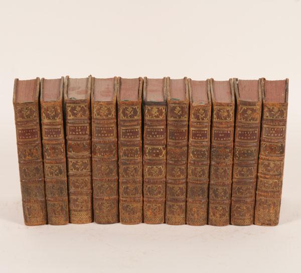 French 18th C. books on Parisian
