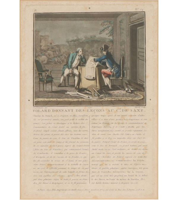 French 18th century book plates