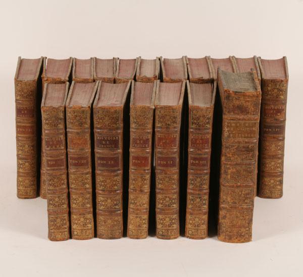 French 18thC. books Histoire de