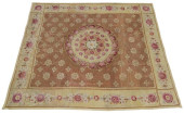 FRENCH 19TH C. FLORAL AUBUSSON