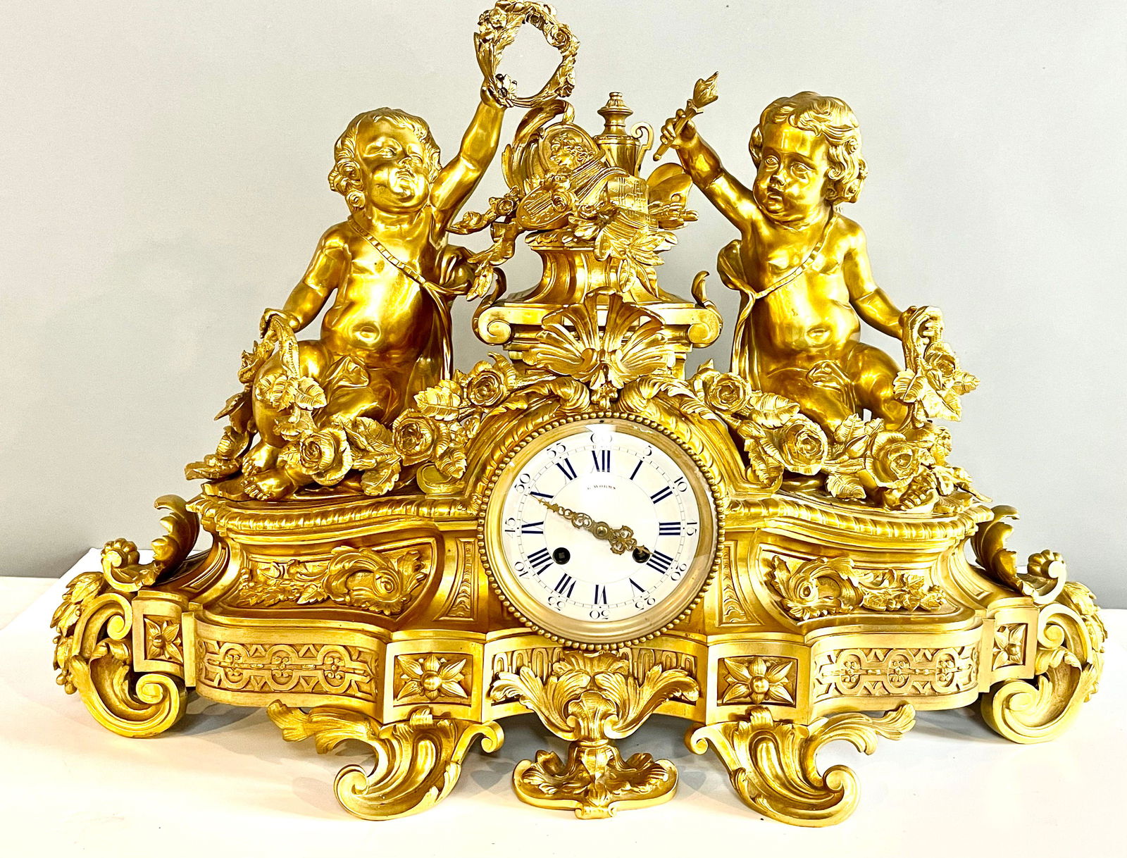 FRENCH 19TH CENTURY DORE BRONZE