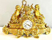 FRENCH 19TH CENTURY DORE BRONZ