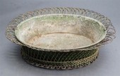 FRENCH 19TH CENTURY OVAL WIRE