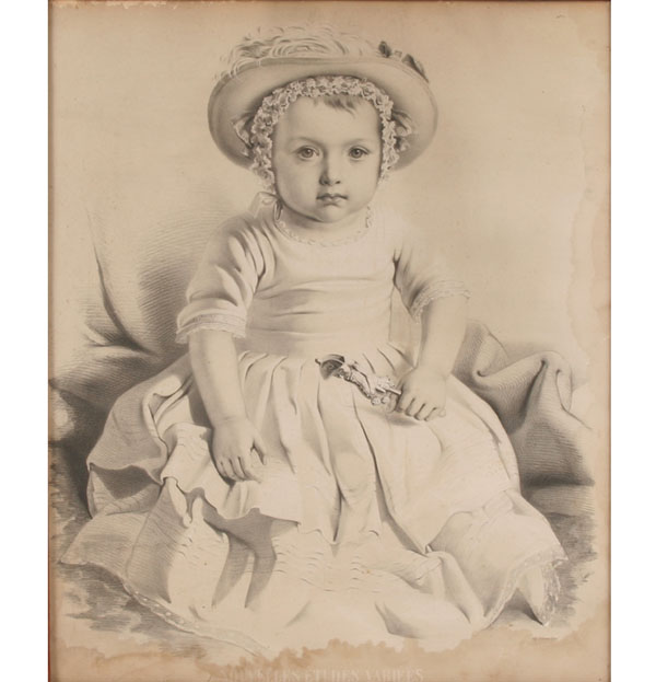 French 19th century print; one of