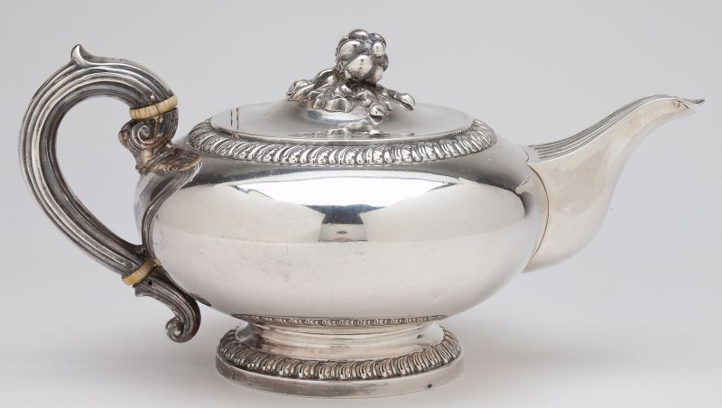 French 1st Standard Silver Teapot