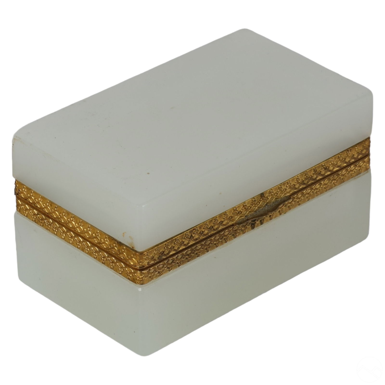 FRENCH 20C. WHITE OPALINE GLASS