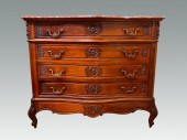 FRENCH 4 DRAWER MARBLE TOP DRE