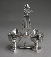 FRENCH 950-SILVER DOUBLE SALT