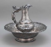 FRENCH .950 SILVER EWER AND BA