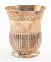 FRENCH 950 SILVER FOOTED BEAKE
