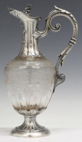 FRENCH 950 SILVER-MOUNTED GLAS
