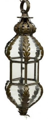 FRENCH ACANTHUS LEAF GLASS 1-L
