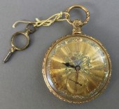French Aiguilles 18K key wind
