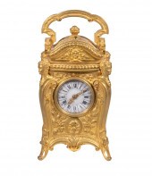 FRENCH AIGUILLES CARRIAGE CLOC