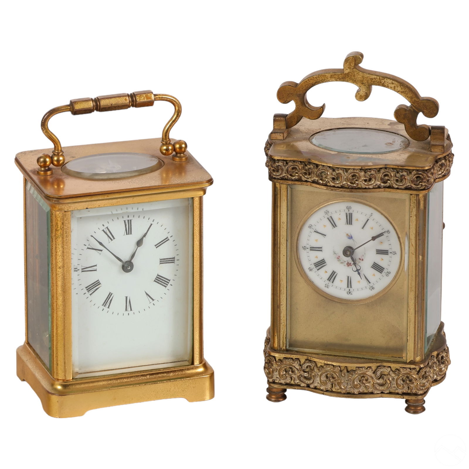 FRENCH ANTIQUE GILT BRASS