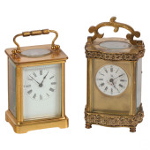 FRENCH ANTIQUE GILT BRASS CARR