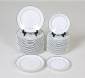 FRENCH ARCOPAL PORCELAIN PLATE