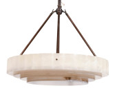 FRENCH ART DECO ALABASTER HANG