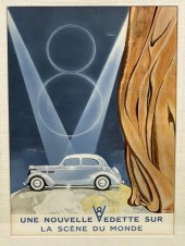 FRENCH ART DECO AUTOMOBILE LIT