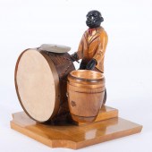 FRENCH ART DECO BLACK JAZZ MUS