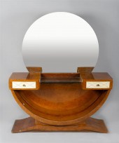FRENCH ART DECO BRASS PARCHMEN