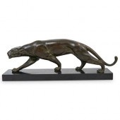 FRENCH ART DECO BRONZE PANTHER