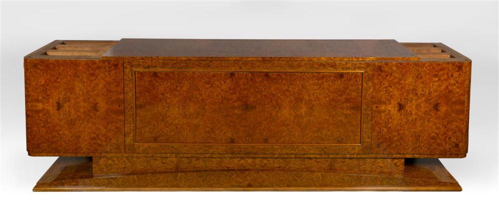 FRENCH ART DECO BURLWOOD BUFFET,