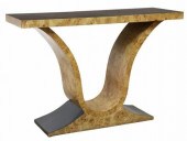 FRENCH ART DECO BURLWOOD CONSO