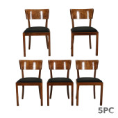 FRENCH ART DECO BURLWOOD DININ