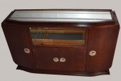 FRENCH ART DECO BURLWOOD MIRRO
