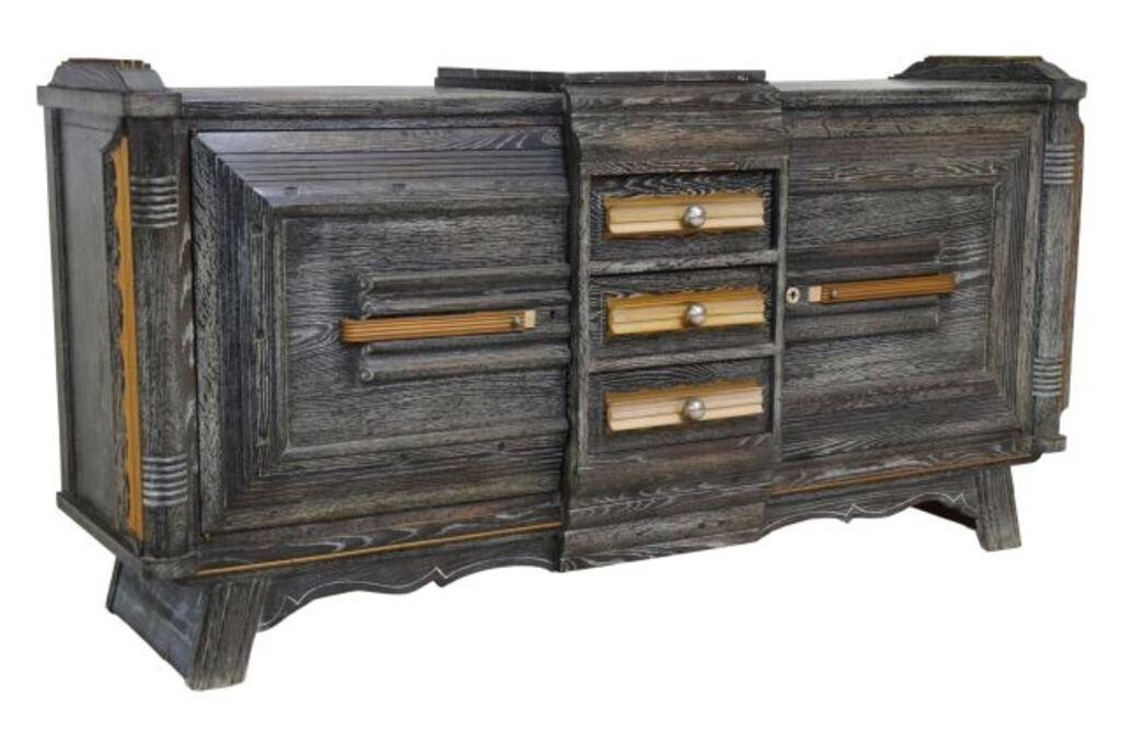 FRENCH ART DECO CERUSED OAK