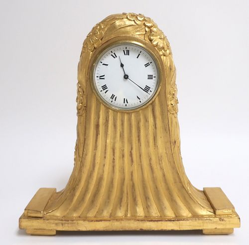 FRENCH ART DECO GILT MANTEL