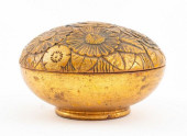 FRENCH ART DECO GILTWOOD POWDE