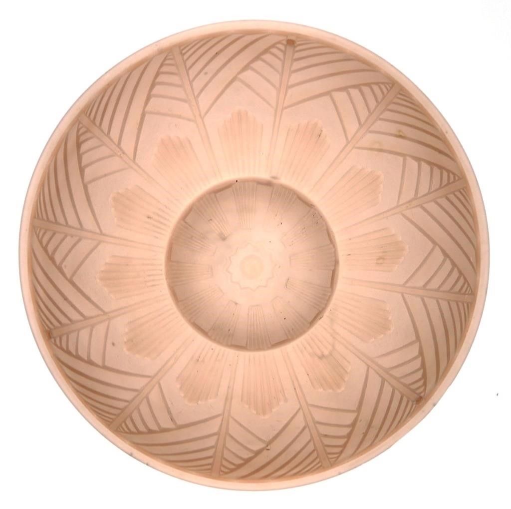 FRENCH ART DECO GLASS LAMP