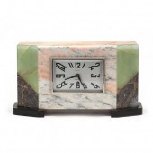 FRENCH ART DECO HARDSTONE MANT
