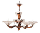 FRENCH ART DECO ICICLE CHANDEL