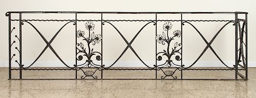 FRENCH ART DECO IRON RAILING