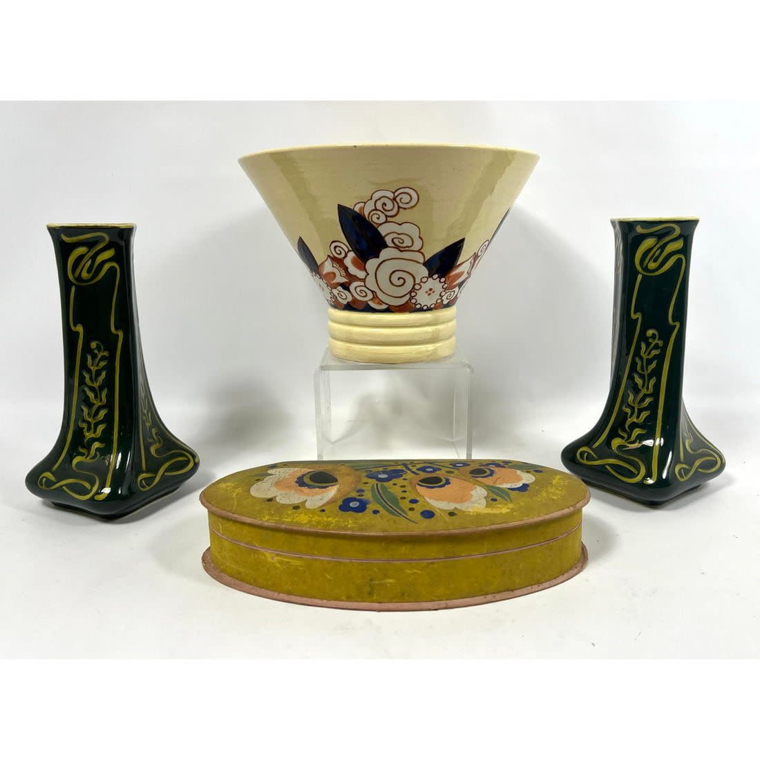 French art Deco Lot. Signed Jacques