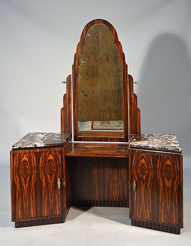 FRENCH ART DECO MACASSARFrench
