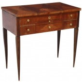 FRENCH ART DECO MAHOGANY MARQU
