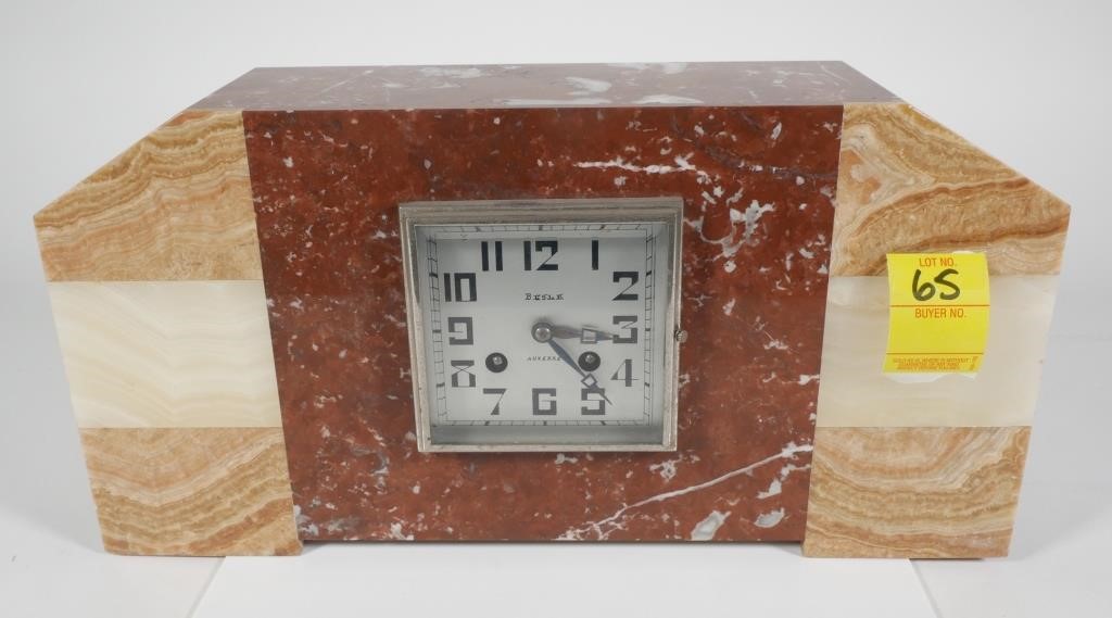 FRENCH ART DECO MANTEL CLOCK
