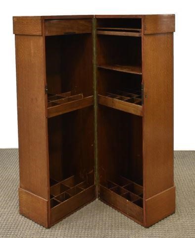 FRENCH ART DECO MAPLE BURLWOOD BAR,