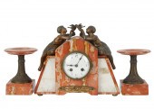 FRENCH ART DECO MARBLE AND SPE